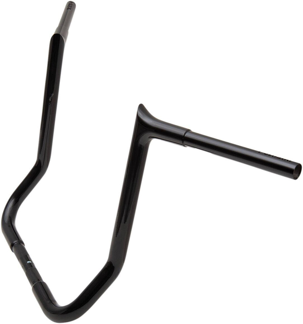 Fat Baggers Inc. 1-1 4" EZ Install Pointed Top Handlebar For Harley Davidson FLH 1868 2021 40.5 cm (16") - Black