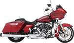 Rinehart Slimline 45 2 into 2 Exhaust System For Harley Davidson FLH 1868 2021 - Black/Chrome