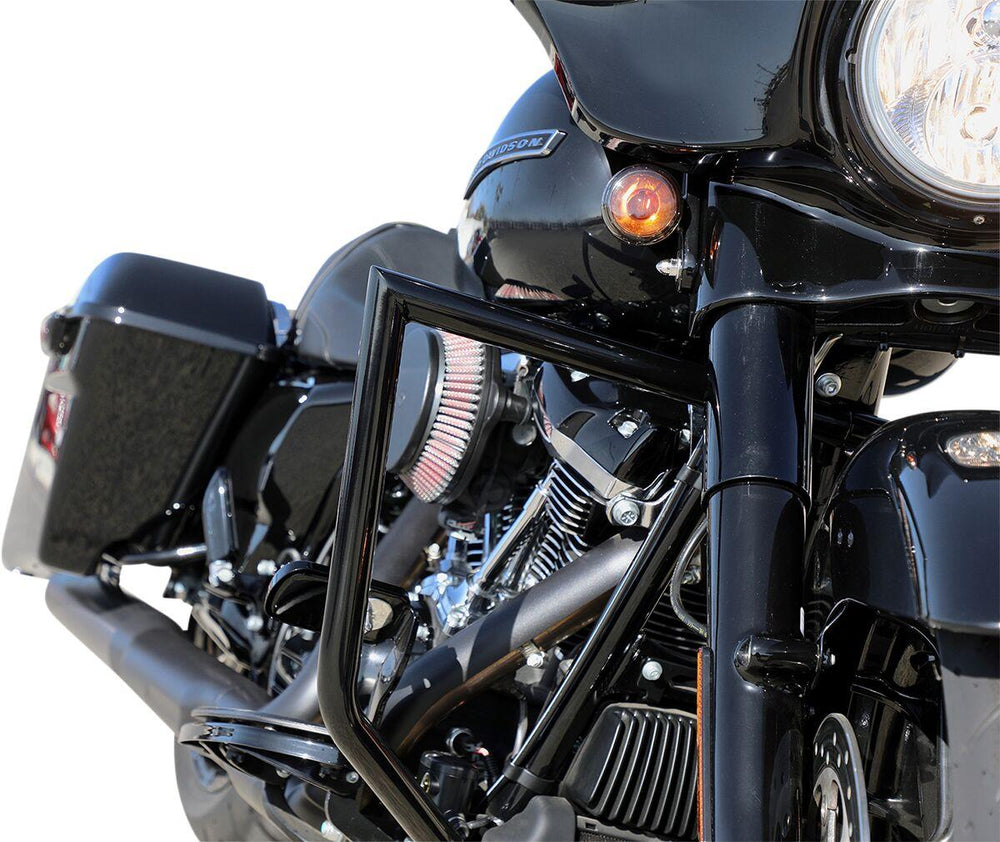 LA Choppers Twin Peaks Engine Guard For Harley Davidson FLH 1868 ABS 2021 - Black