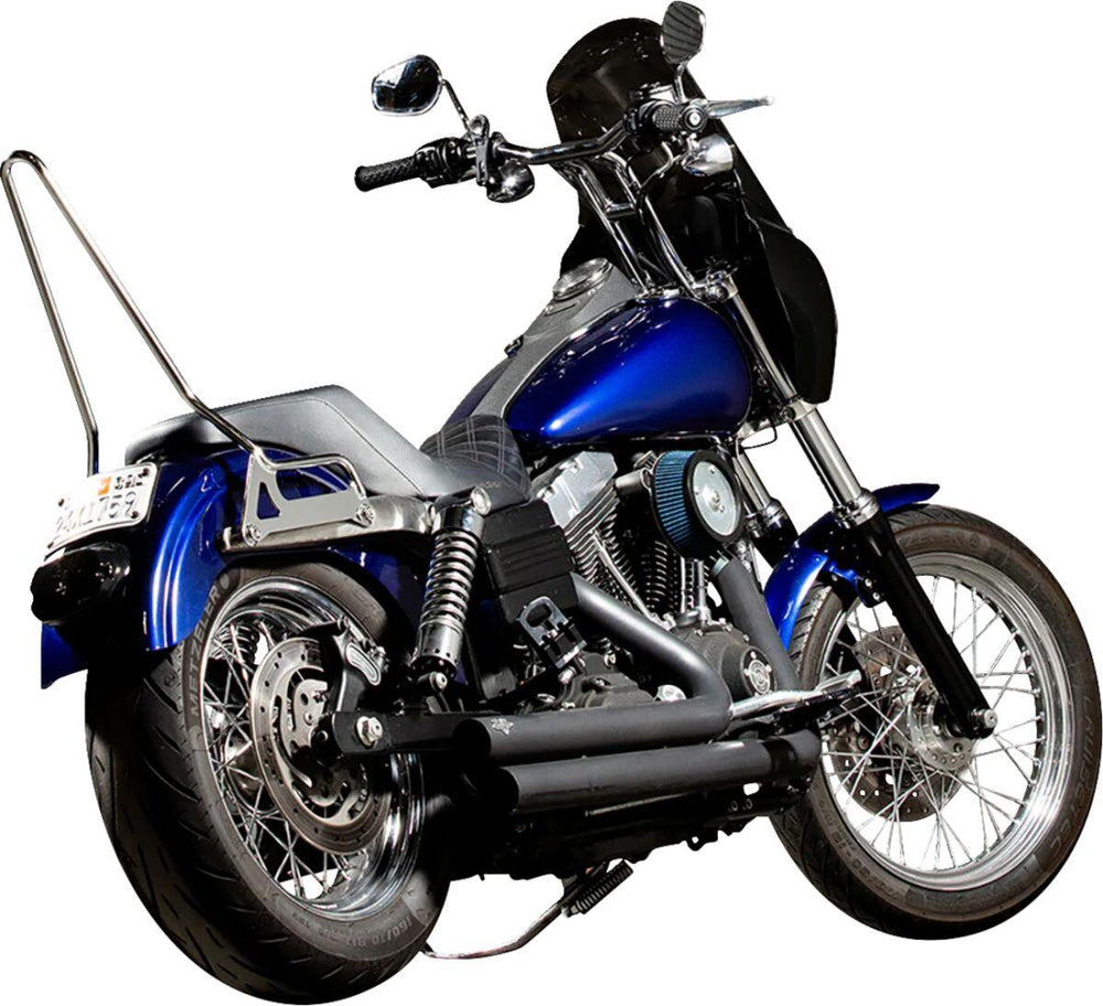 Biltwell EXFIL Sissy Bars For Harley Davidson FLD 1690 2012-2013 - Chrome