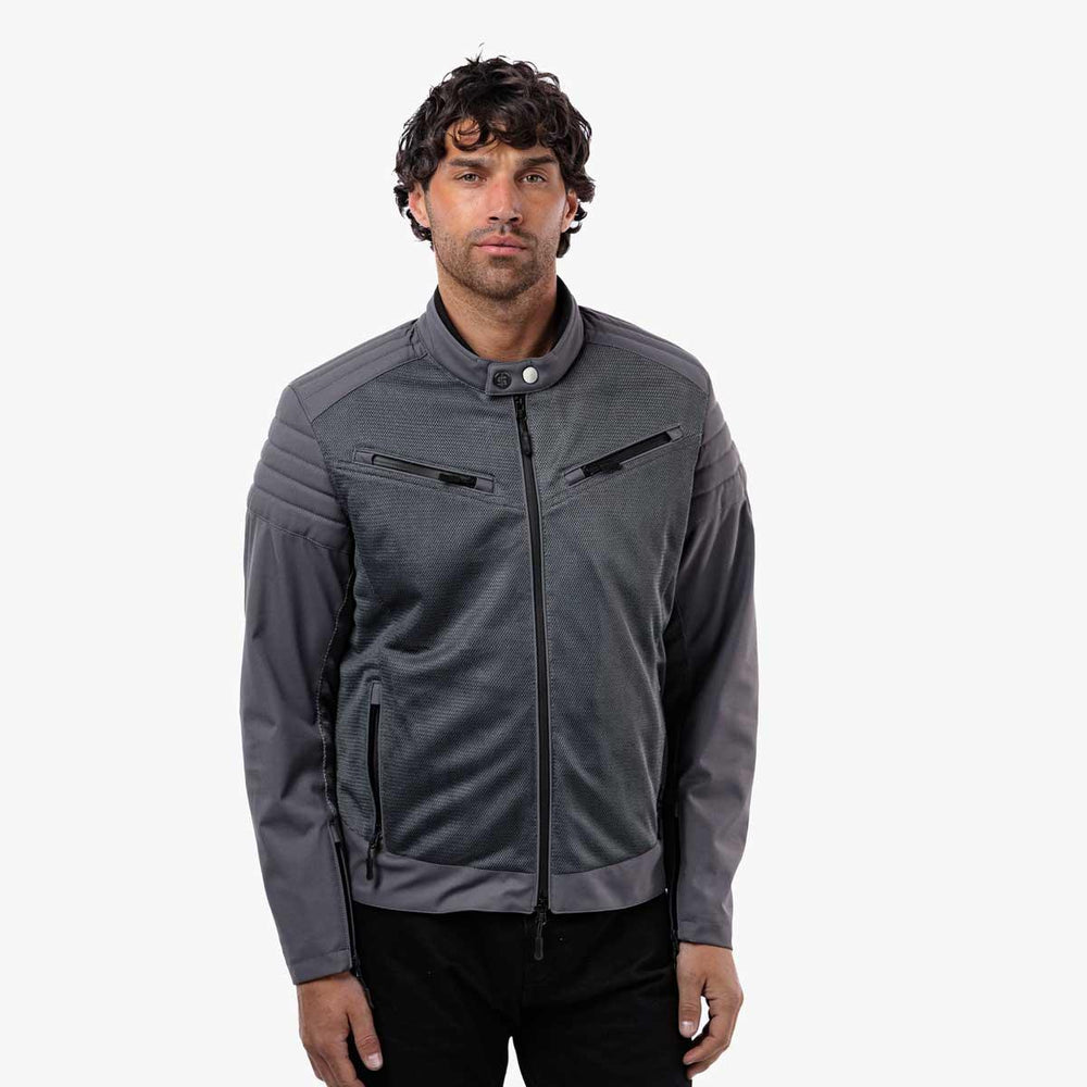 Spada Cafe Air Motorcycle Jacket - Ultimate Grey