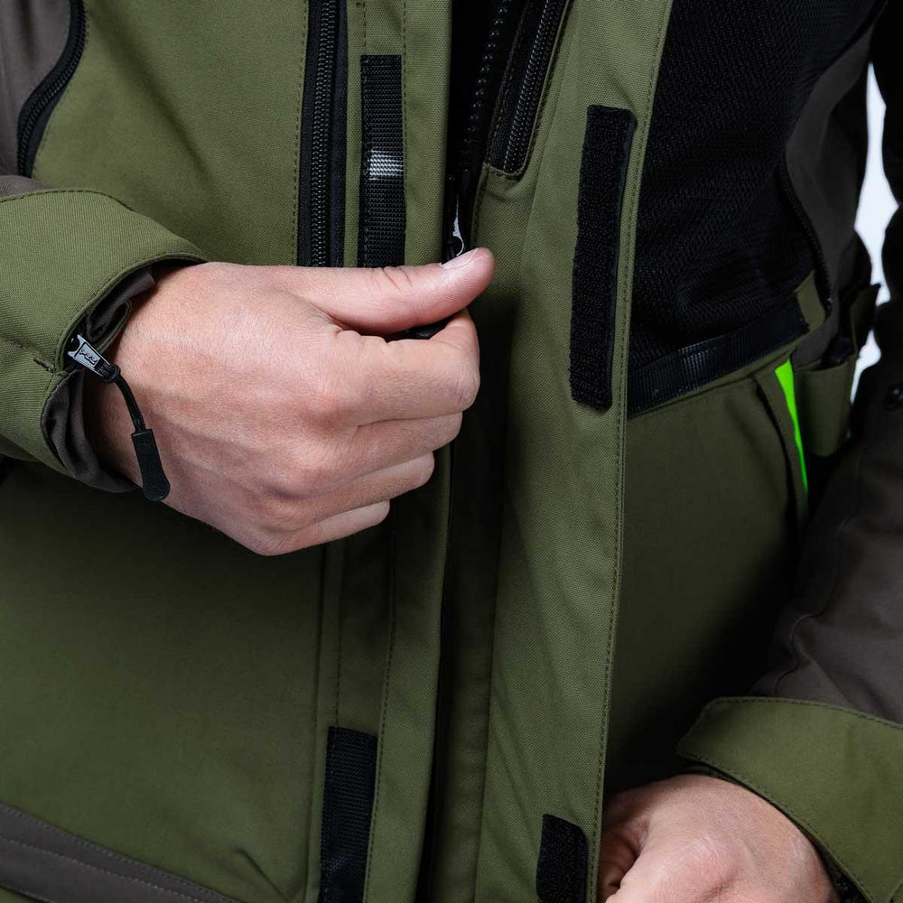 Spada Vanguard Waterproof Motorcycle Jacket - Forest Green