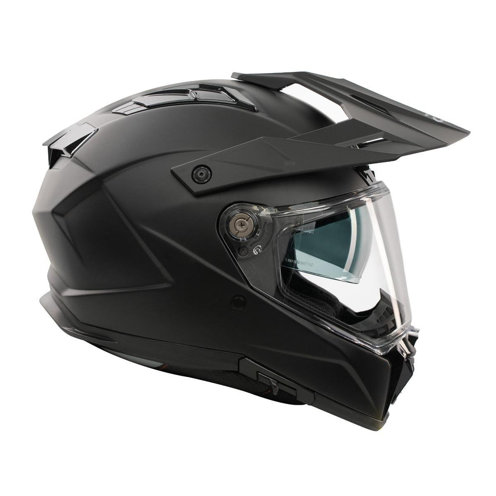 Spada Trailhawk Adventure Motorcycle Helmet - Matt Black