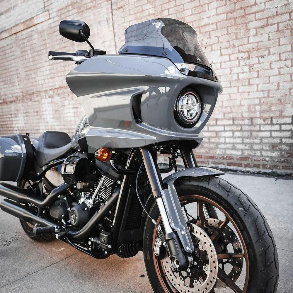 Klock Werks Flare Windshield For Harley Davidson FXLRST 1923 2022-2026 15 cm (6") - Dark Smoke