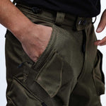 Spada Combat Air Motorcycle Trousers - Olive Green