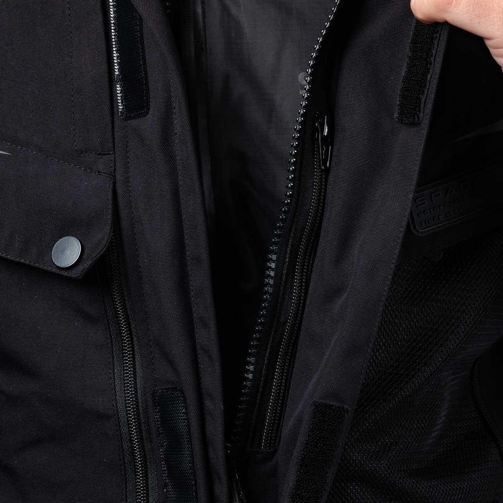 Spada Vanguard Waterproof Motorcycle Jacket - Stealth Black