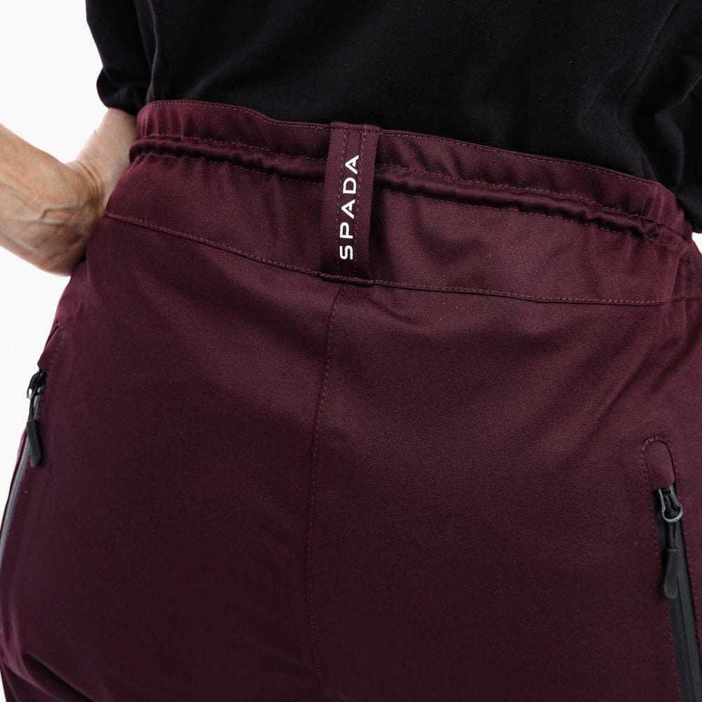 Spada Dash Ladies Motorcycle Trousers - Port Red