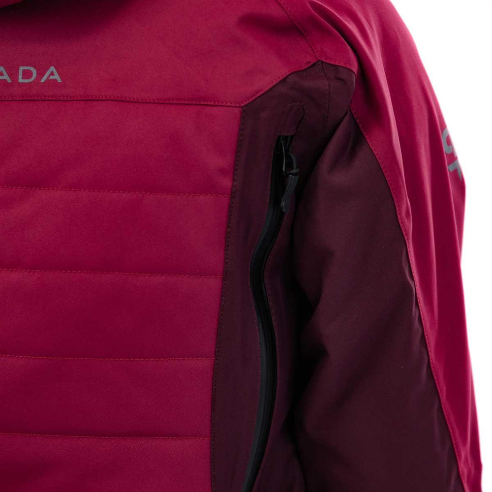Spada Bella Waterproof Ladies Quilted Jacket - Port Red