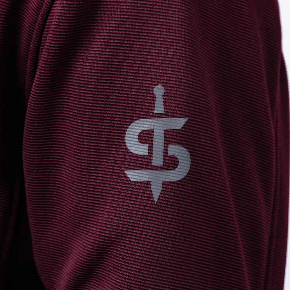 Spada Blade Zip CE Hoodie - Port Red