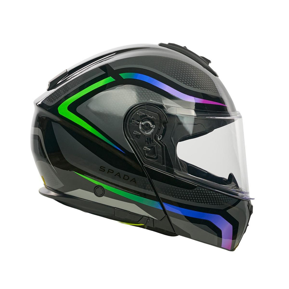 Spada Sirius Flip Front Motorcycle Helmet - Flow Green