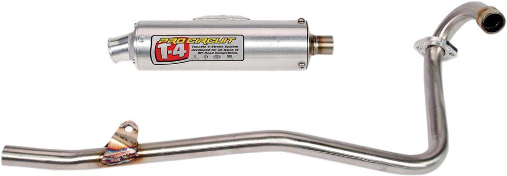 Pro Circuit T-4 Exhaust System For Honda TRX90X 2009 - Brushed
