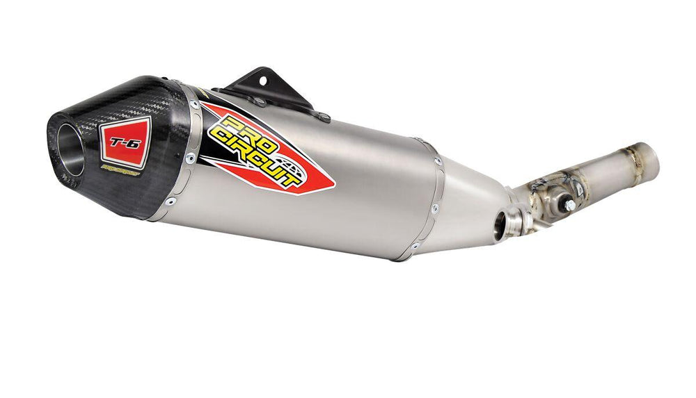Pro Circuit T-6 Euro Stainless Steel Exhaust System For Kawasaki KXF250 2009-2016