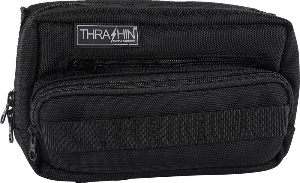 Thrashin Supply Co Handlebar Plus Bag Black - 12.5cm (5") x 22.9cm (9") x 10 cm (4")