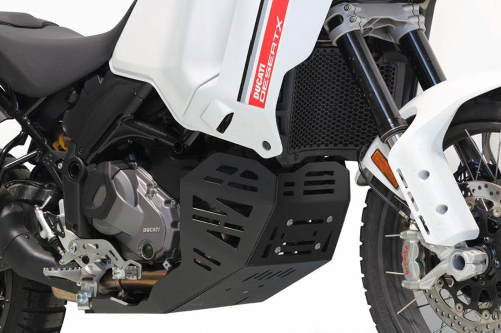 AXP Adventure Skid Plate For Ducati Desert X 950 2022-2023 - Black