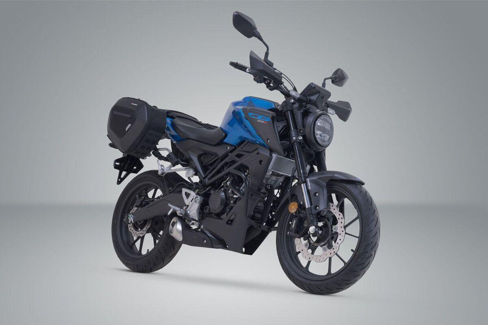 SW Motech Pro Blaze H Saddlebag Set With Edge protection For Honda CB 125 R Neo Sports Cafe 2024 - Black
