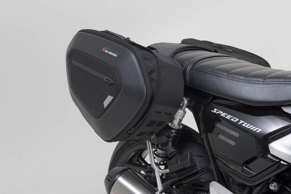 SW Motech Pro Blaze H Saddlebag Set For Triumph Bonneville 1200 T120 ABS 2016-2025 - Black