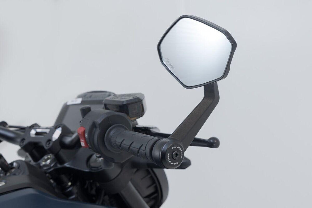 SW Motech Bar End Mirrors For Honda CB1000R 2008-2024 - Black