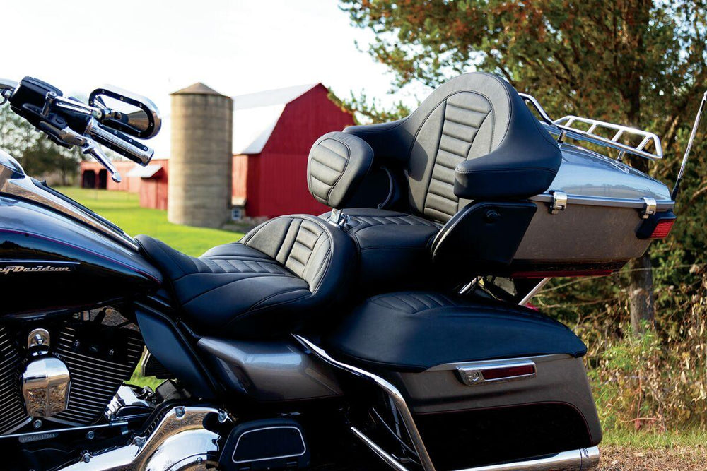 Mustang Removable Driver Backrest For Harley Davidson FLH 1868 ABS 2021 - Black