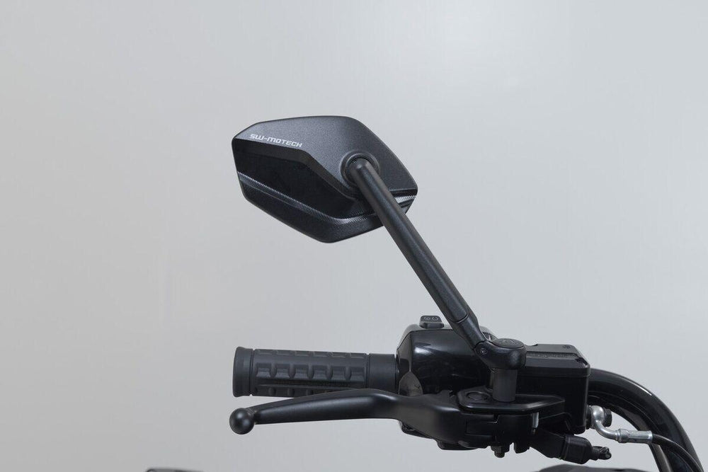 SW Motech Sport Mirror Set Short Arm For Harley Davidson FLTRT 1868 2024-2025 - Black