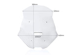 WRS Windscreen for Scooter For Honda ADV 350 ABS 2022-2024 50 cm (19-3/4") - Clear