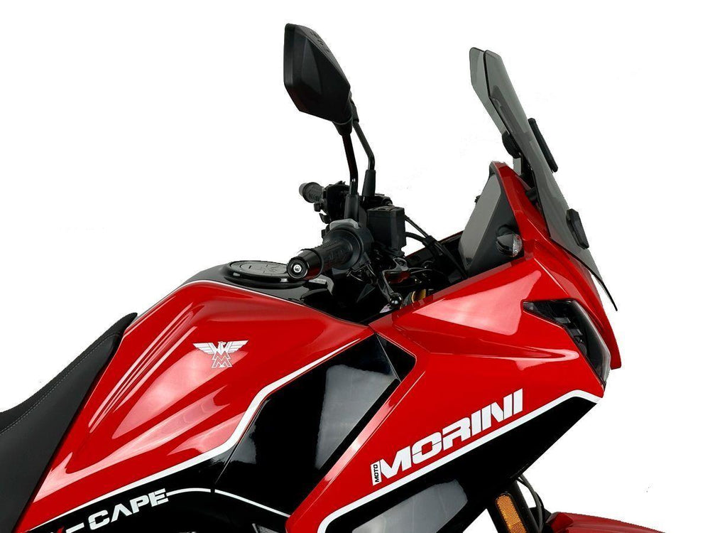 WRS Windscreen Sport X-Cape 650 For Moto Morini X-Cape 650 ABS 2023-2024 43 cm (17") - Dark Smoke