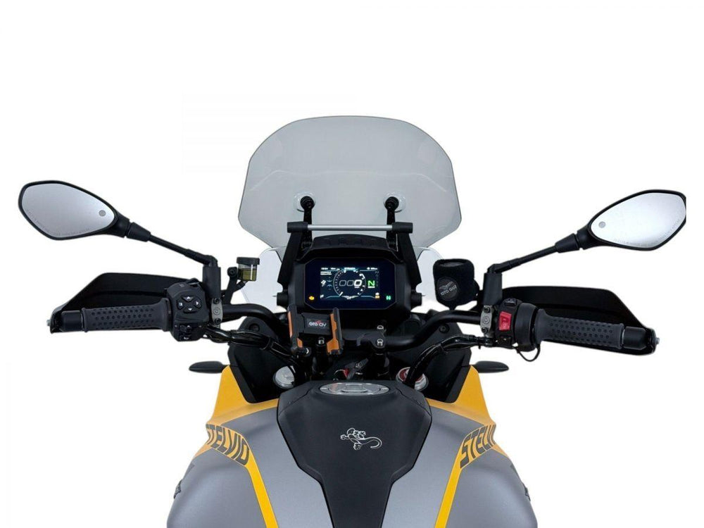 WRS Windscreen Touring Stelvio For Moto Guzzi STELVIO 1000 ABS 2024-2025 48 cm (18-7/8") - Smoke