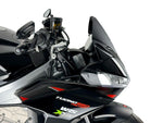 WRS Windscreen For Aprilia Tuono 660 ABS 2021-2024 23.5 cm (9-1/4") - Black