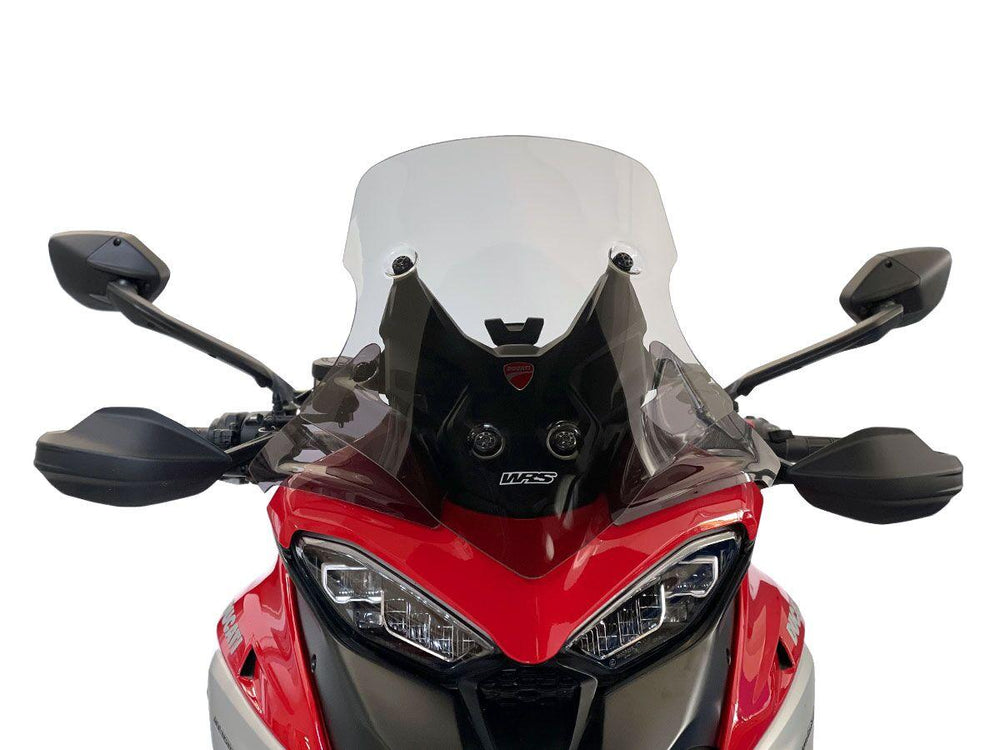 WRS Windscreen For Ducati MultiStrada V4 1200 ABS 2021-2024 52 cm (20-1/2") - Smoke