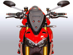 WRS Windscreen For Ducati Streetfighter V4 1100 ABS 2020-2022 28 cm (11") - Black