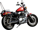 Biltwell EXFIL Sissy Bars For Harley Davidson XL 1200 C 1996-2016 - Chrome