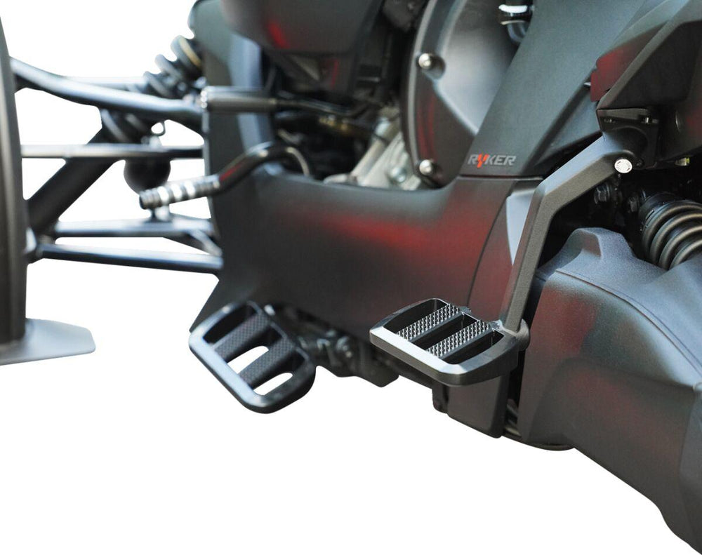 Show Chrome Combat Floorboards For Can Am Ryker 600 ACE 2019-2024 - Black