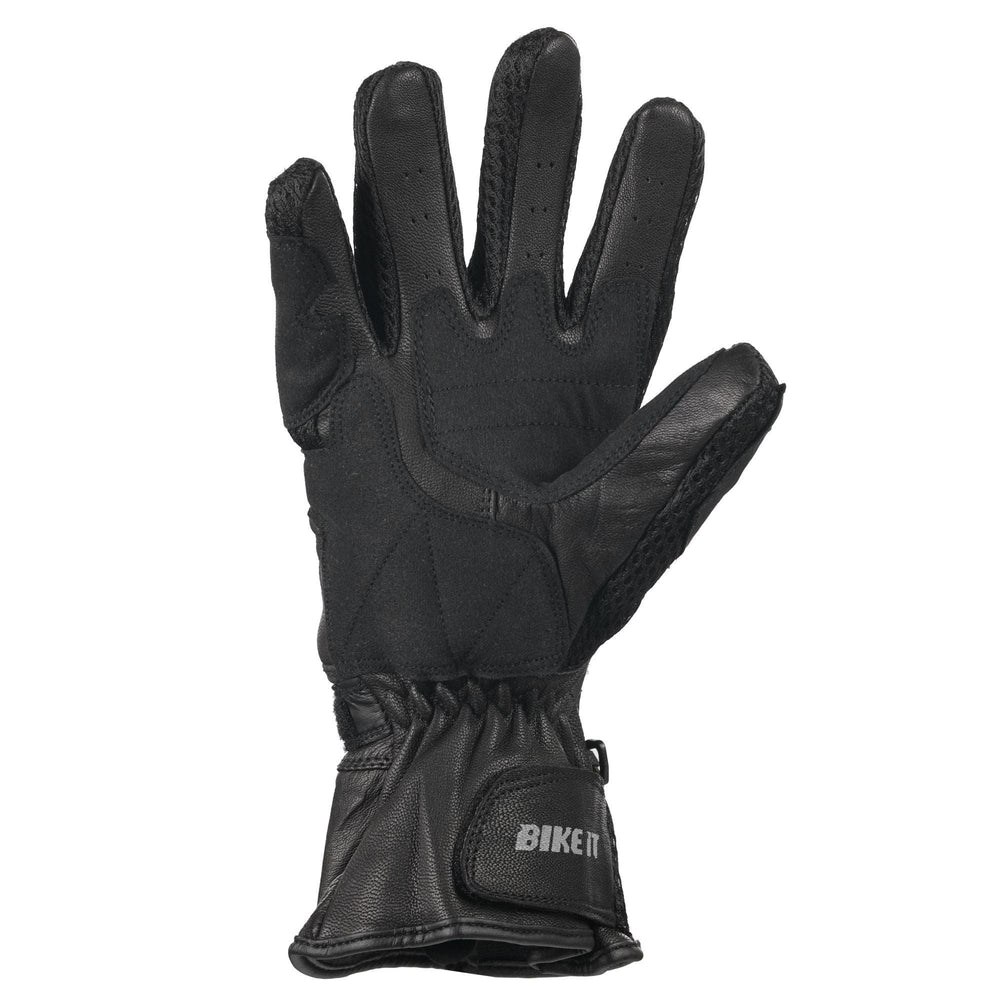 Bike It  "Triple Black Air" Summer Motorcycle Glove