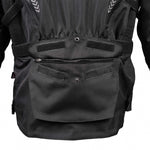 Bike It  Triple Black All-Weather Waterproof Adventure Touring Motorcycle Jacket