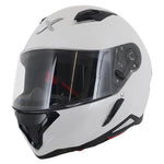 Axor SH890 Hunter Full Face Helmet - Solid White Gloss
