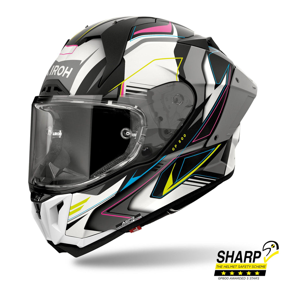Airoh GP800 Helmet - Must Multicolor Matt
