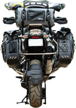 Kuryakyn Torke 24L Universal Saddlebag Set - Black/Grey