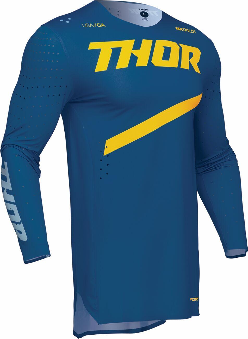 Thor Sportmode Brave Jersey - Blue Yellow