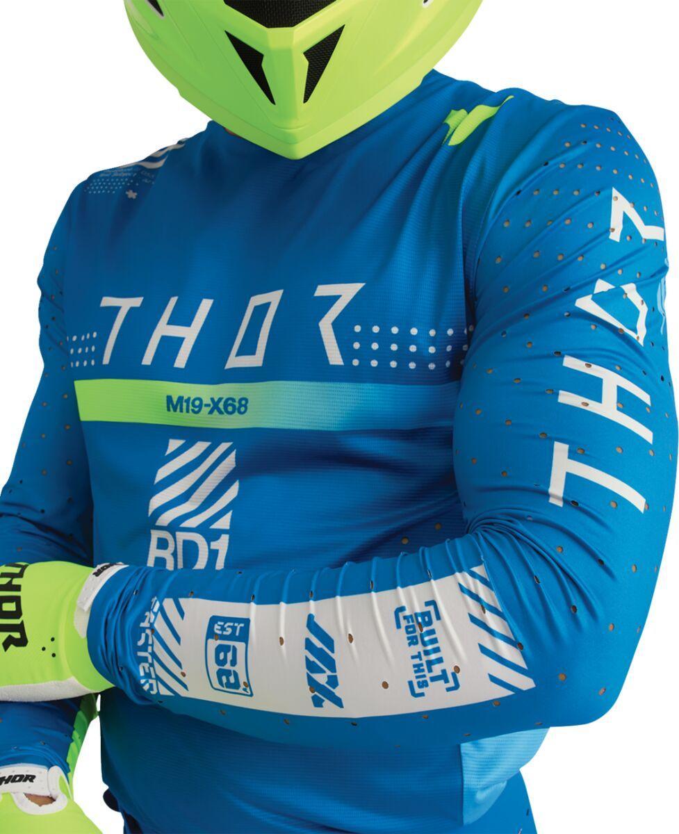 Thor Sportmode Synth Jersey - Blue/White/Yellow