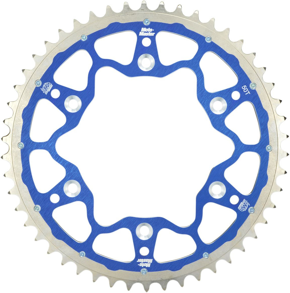 Moto Master Fusion Dual Rear Sprocket - KTM SX85 2004-2023 - Blue/50T
