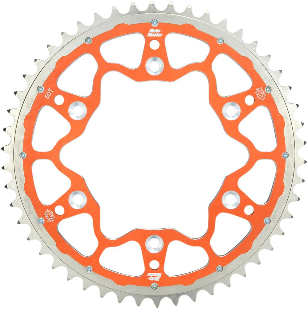 Moto Master Fusion Dual Rear Sprocket - KTM SX85 2004-2023 - Orange/48T