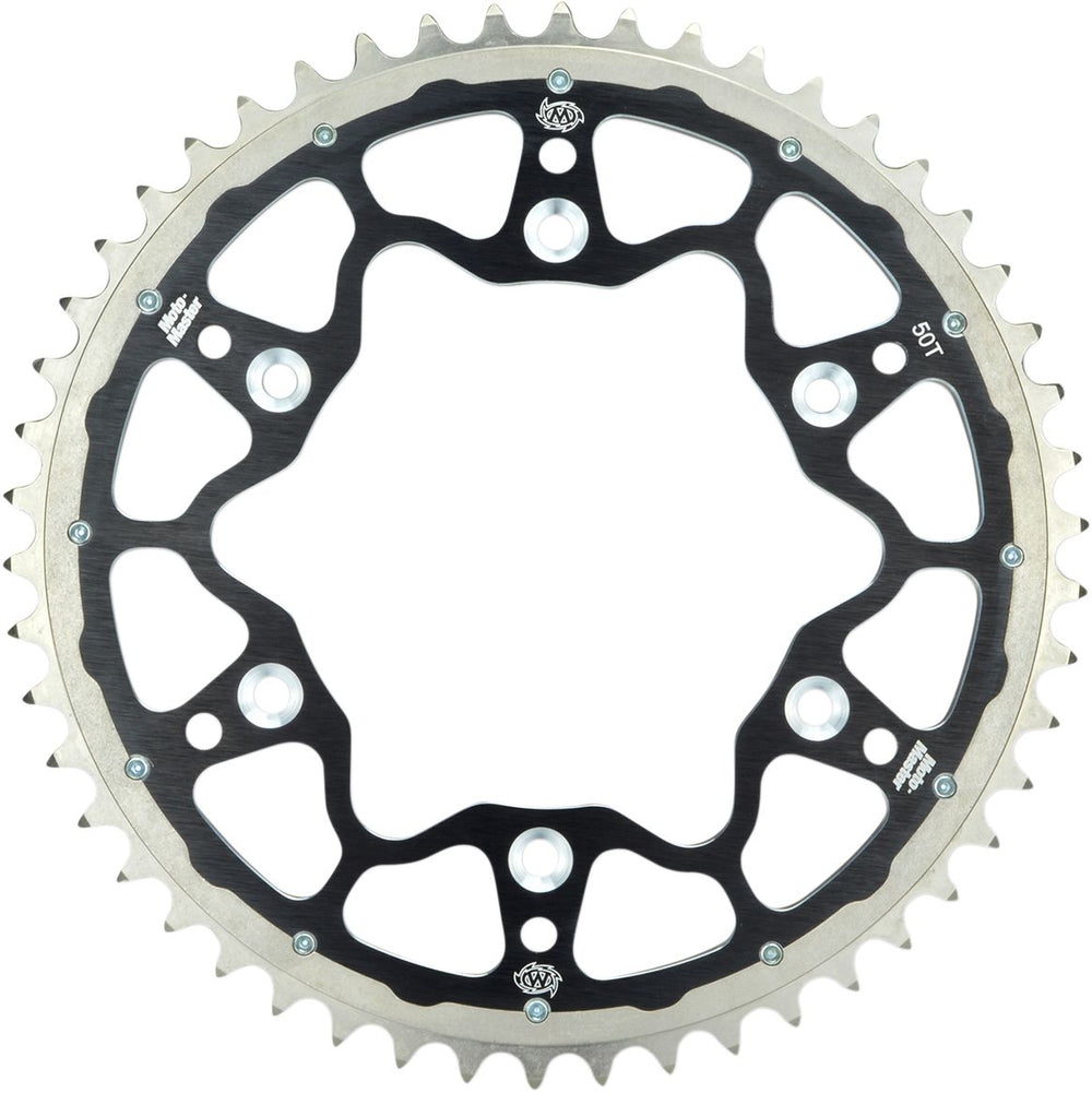 Moto Master Fusion Dual Rear Sprocket - Suzuki RM65 2003-2005 - Black/48T
