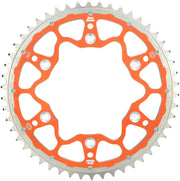 Moto Master Fusion Dual Rear Sprocket - KTM Freeride E-XC 2015-2023 - Orange/50T