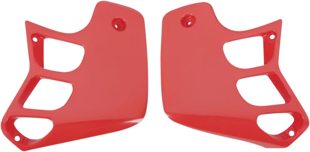 UFO Radiator Scoops - Honda CR125 1989-90, CR250 1988-89 - Red