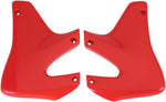 UFO Radiator Scoops - Honda XR650R 2000-06 - Red