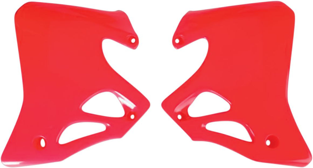 UFO Radiator Scoops - Honda CR125 1995-97, CR250 1995-96 - Red