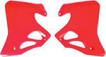UFO Radiator Scoops - Honda CR125 1995-97, CR250 1995-96 - Red