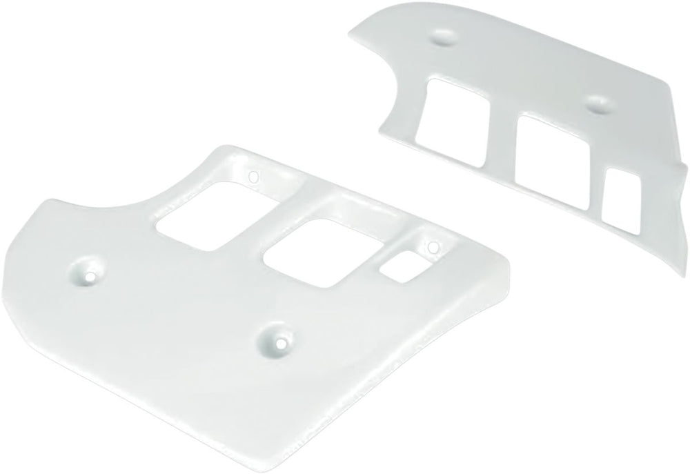 UFO Radiator Scoops - KTM EGS350 1990-91, EGS600 1990-92 - White