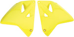 UFO Radiator Scoops - Suzuki RM 125/250 2001-12 - Yellow