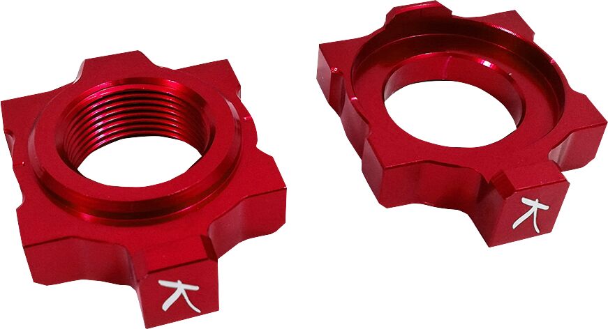 Kite Light Axle Blocks - KTM SXF450 2013-2022 - Red