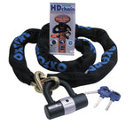 Oxford HD Heavy Duty Motorbike 1m Chain &amp; Lock